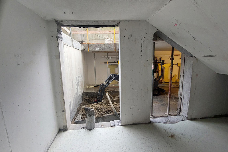 Umbau 3. OG Behindertenwohnheim Höfli Wangen